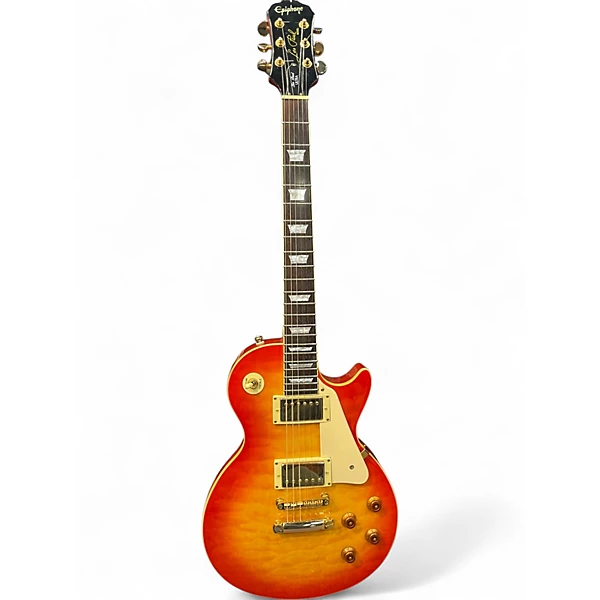 Used Epiphone Les Paul Ultra Cherry Burst Solid Body Electric Guitar