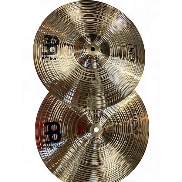 Used MEINL 13in HCS Hi Hat Pair Cymbal
