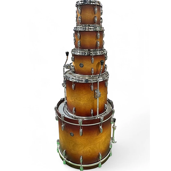 Used Gretsch Drums 5 Piece Renown Faded Tobacco Drum Kit