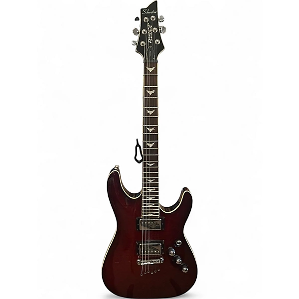 Used Schecter Guitar Research C-1+ DIAMOND SERIES Dakota Red Solid Body Electric Guitar