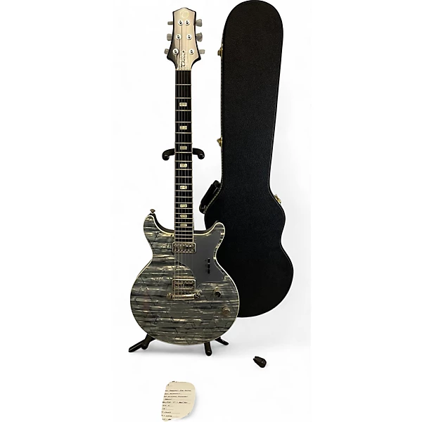 Used Thorn Custom Guitars Artisan Limited Ser. 3 Vintage Silver Blue Solid Body Electric Guitar
