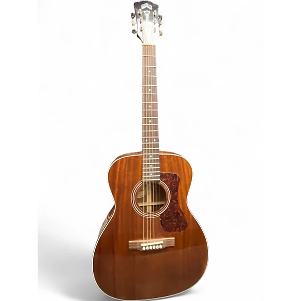 Used Guild OM-120 Natural Acoustic Guitar