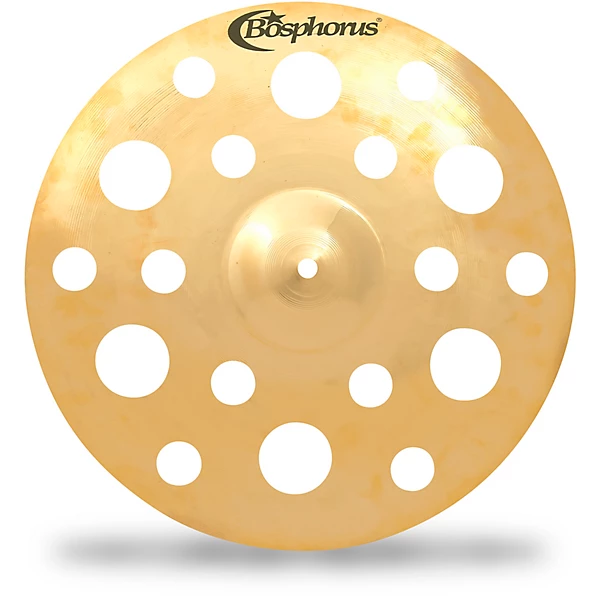 Bosphorus Cymbals Gold Fx Crash with 18 Holes 16 in.