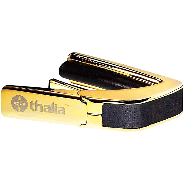 Thalia Exotic Series Gold Guitar Capo Ebony Inked 4 Thalia Exotic Series Gold Guitar Capo Ebony Inked