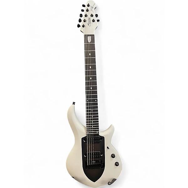 Used Sterling by Music Man MAJ170 CHALK GREY Solid Body Electric Guitar