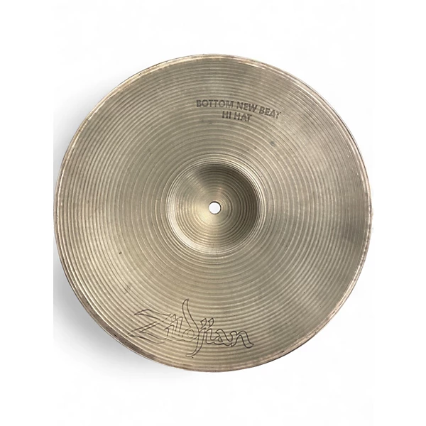 Used Zildjian 14in New Beat Hi Hat Pair Cymbal 6 Used Zildjian 14in New Beat Hi Hat Pair Cymbal