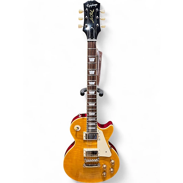 Used 2021 Epiphone joe bonamassa lazarus 1959 les paul standard Amber Solid Body Electric Guitar