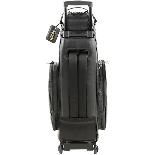 Gard Tenor Sax Wheelie Bag 105-WBFLK Black Ultra Leather 4 Gard Tenor Sax Wheelie Bag 105-WBFLK Black Ultra Leather