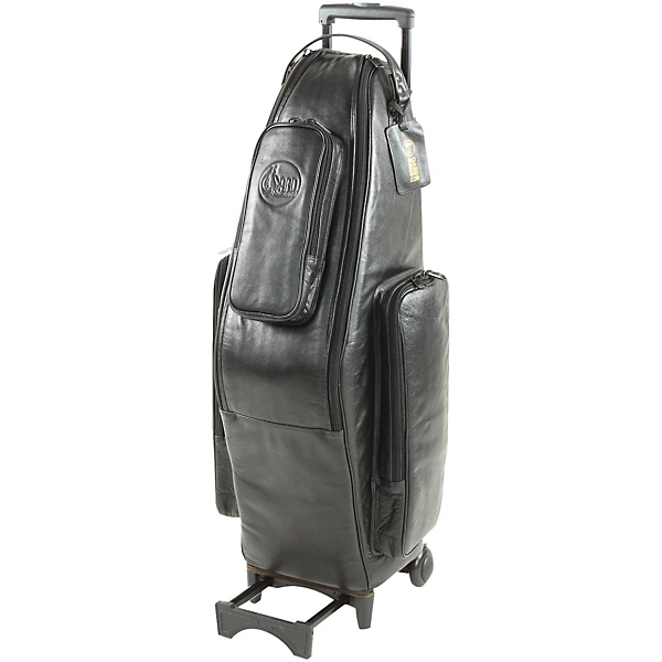 Gard Tenor Sax Wheelie Bag 105-WBFLK Black Ultra Leather 8 Gard Tenor Sax Wheelie Bag 105-WBFLK Black Ultra Leather