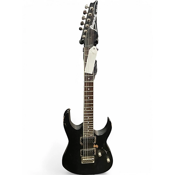 Used Ibanez RG321 RG Series Flat Black Solid Body Electric Guitar