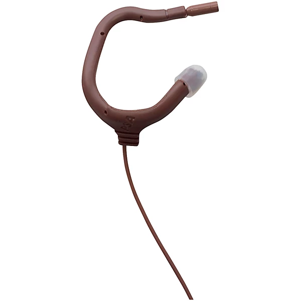 Point Source Audio Embrace OmnidirectionalEarmount Lavalier for Sennheiser SK, Zaxcom, Wisycom, Shure UR1M Brown