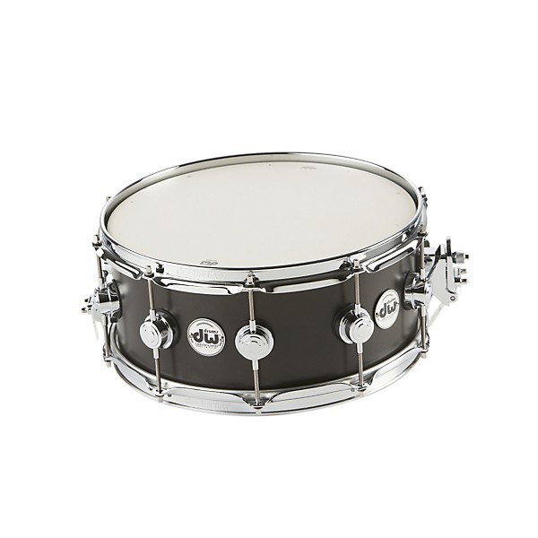 DW Collector's Series Satin Oil Snare Drum Ebony with Chrome Hardware 14x6