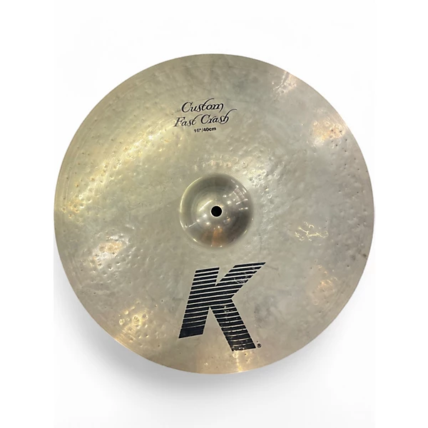 Used Zildjian 16in K Custom Fast Crash Cymbal