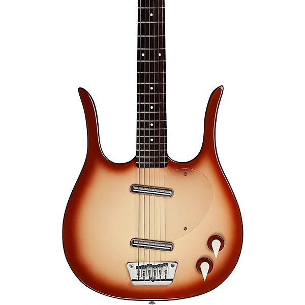 Danelectro Longhorn Baritone Electric Guitar Copper Burst