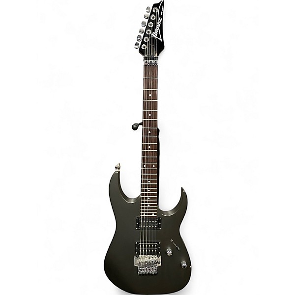 Used Ibanez RG320 Trans Black Solid Body Electric Guitar