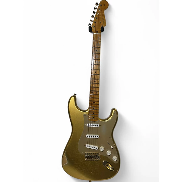 Used Fender LTD 55 BT STRAT GH RELIC GOLD Solid Body Electric Guitar