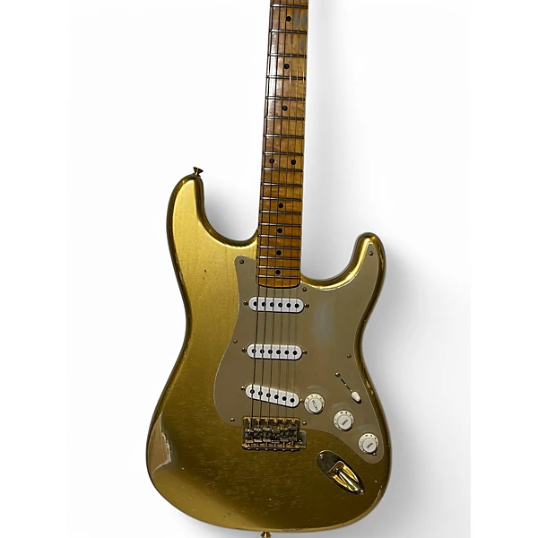 Used Fender LTD 55 BT STRAT GH RELIC GOLD Solid Body Electric Guitar 4 Used Fender LTD 55 BT STRAT GH RELIC GOLD Solid Body Electric Guitar