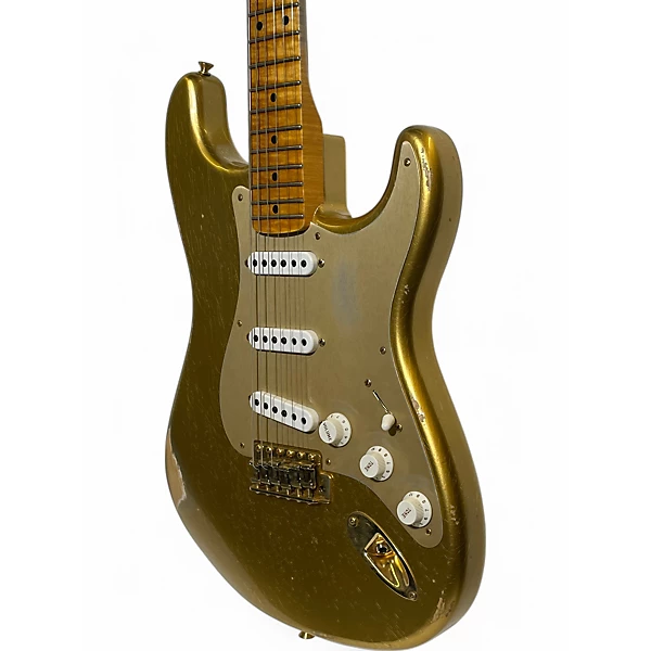 Used Fender LTD 55 BT STRAT GH RELIC GOLD Solid Body Electric Guitar 6 Used Fender LTD 55 BT STRAT GH RELIC GOLD Solid Body Electric Guitar