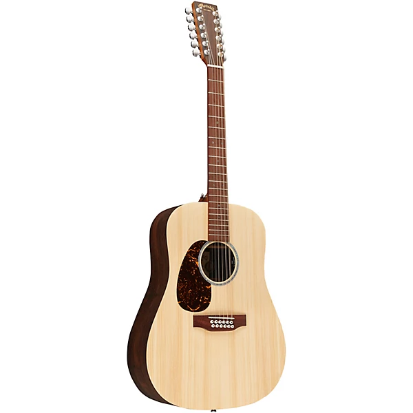 Martin DX2E 12-String X Series Rosewood Left-Handed Dreadnought Acoustic-Electric Guitar Natural 6 Martin DX2E 12-String X Series Rosewood Left-Handed Dreadnought Acoustic-Electric Guitar Natural