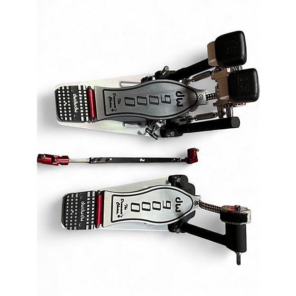 Used DW 9000 Series Double Double Bass Drum Pedal