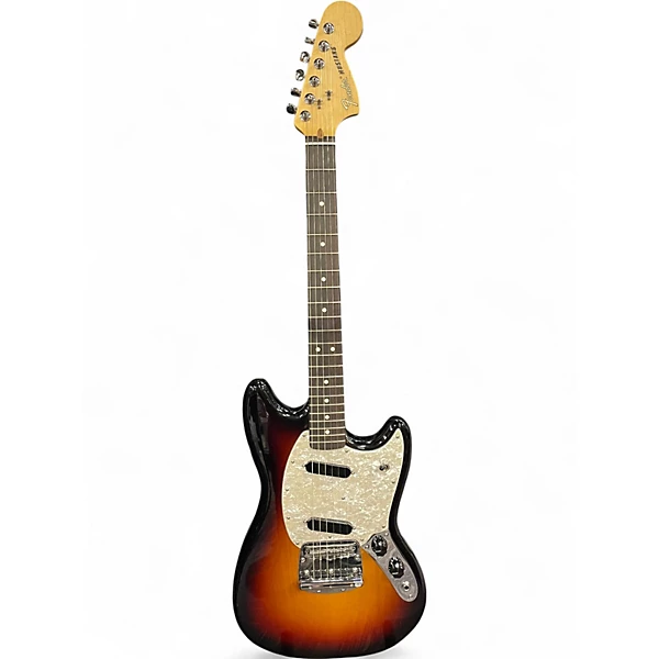 Used Fender American Performer Mustang 3 Color Sunburst Solid Body Electric Guitar
