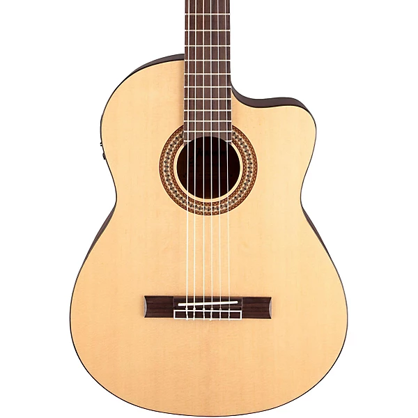 Jasmine JC-25CE Cutaway Classical Acoustic-Electric Guitar Natural