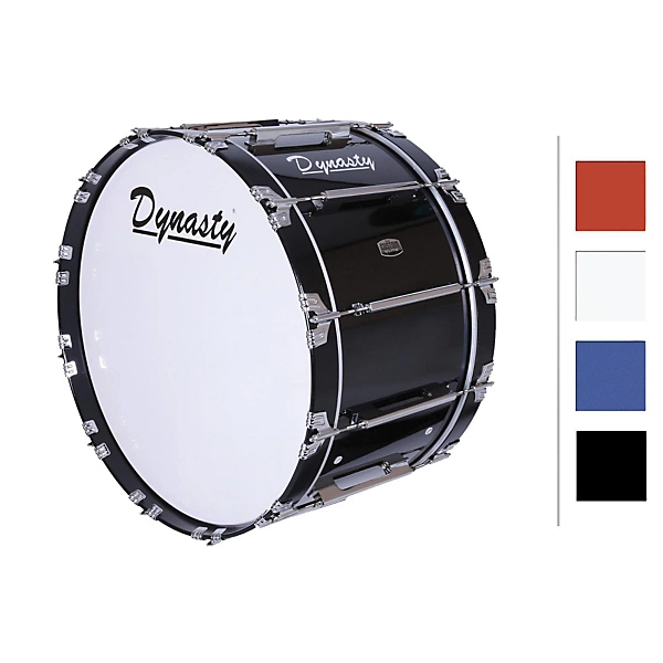 Dynasty Marching Bass Drum 18 Red 18x14