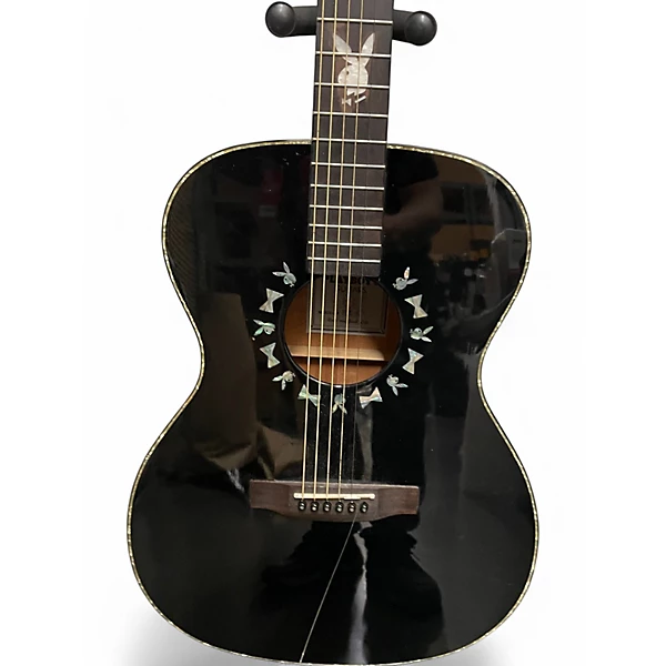 Used Playboy PBE-AC1 Black Acoustic Guitar 4 Used Playboy PBE-AC1 Black Acoustic Guitar