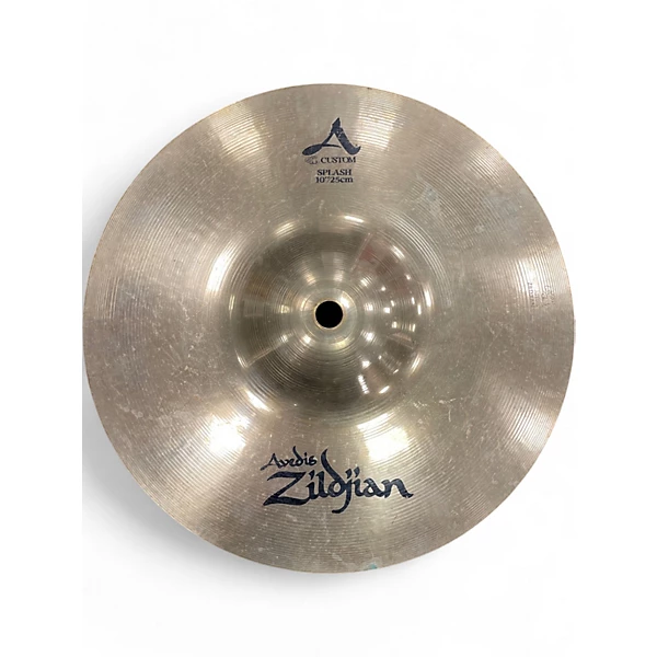 Used Zildjian 10in A Custom Splash Cymbal