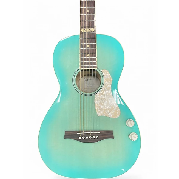 Used Godin Rialto Laguna Blue HG Q-Discrete Ltd Laguna Blue Acoustic Guitar 6 Used Godin Rialto Laguna Blue HG Q-Discrete Ltd Laguna Blue Acoustic Guitar