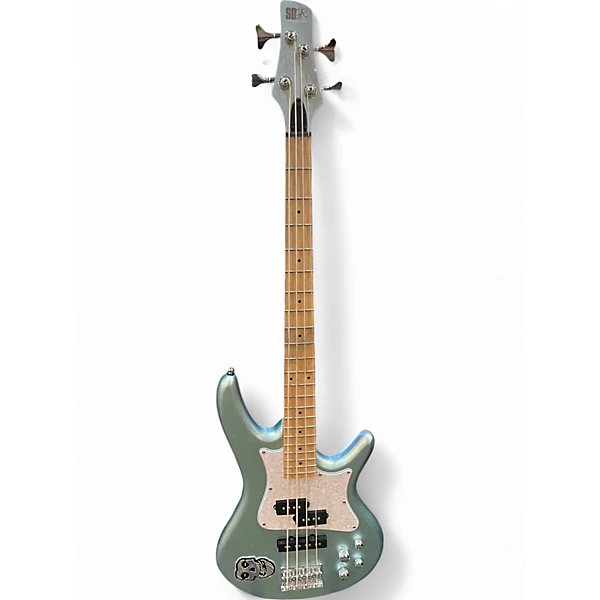 Used Ibanez SRMD200 BLUE MIST Electric Bass Guitar