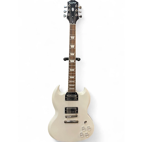 Used Epiphone MUSE SG Silver Sparkle Solid Body Electric Guitar