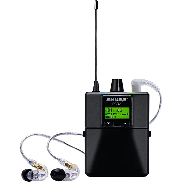 Shure PSM 300 Wireless Personal Monitoring System With SE215-CL Earphones Frequency H20 8 Shure PSM 300 Wireless Personal Monitoring System With SE215-CL Earphones Frequency H20
