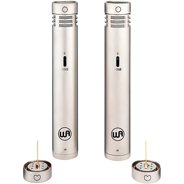 Warm Audio WA-84 Premium Stereo Pair - Cardioid and Omni Capsules