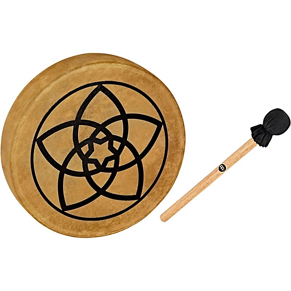 MEINL Sonic Energy HOD15-VF 15 Native American-Style Hoop Drum, Venus Flower Symbol
