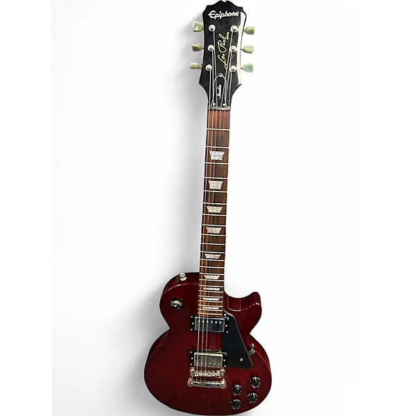 Used Epiphone Les Paul Studio Wine Red Solid Body Electric Guitar