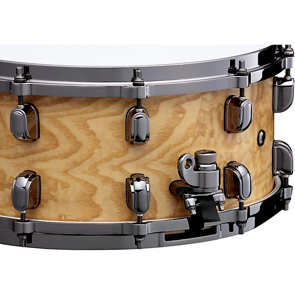 TAMA Starclassic Walnut/Birch Snare Drum With Black Nickel Hardware 14 x 6.5 in. Matte Natural Tamo Ash 4 TAMA Starclassic Walnut/Birch Snare Drum With Black Nickel Hardware 14 x 6.5 in. Matte Natural Tamo Ash