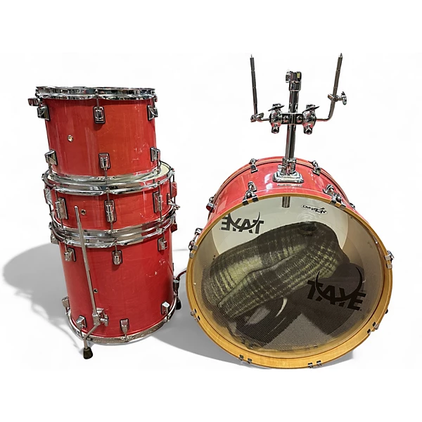 Used Taye Drums 4 Piece ProX Pink Drum Kit 4 Used Taye Drums 4 Piece ProX Pink Drum Kit