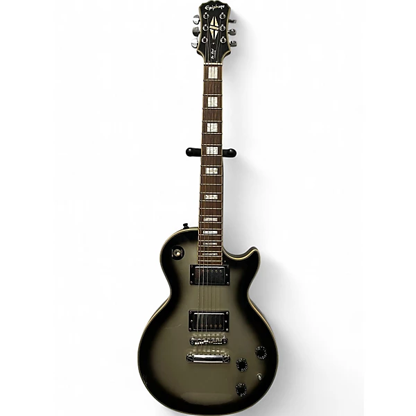 Used 2007 Epiphone Les Paul Custom Silverburst Solid Body Electric Guitar