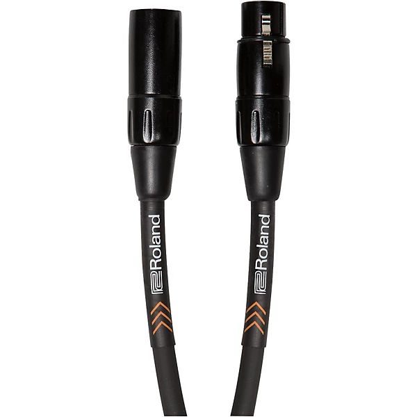 Roland Black Series XLR Microphone Cable 50 ft. Black