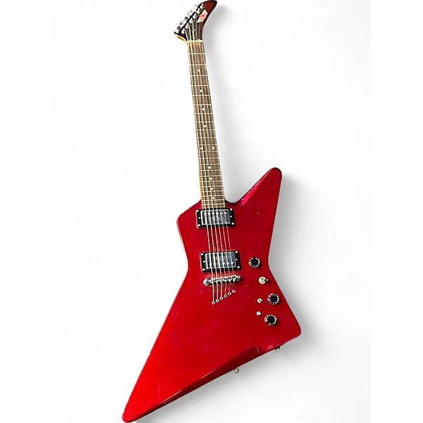Used 2000s Epiphone BEAST FX Red Solid Body Electric Guitar