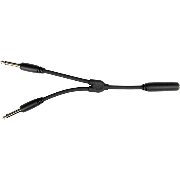 Pig Hog Solutions - 6 Y Cable, Mono 1/4(F)-Dual Mono 1/4(M)