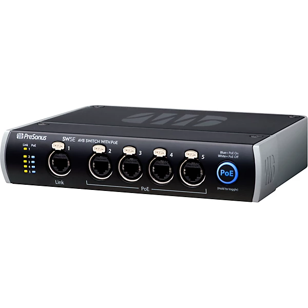 PreSonus SW5E 5-Port AVB Switch 4 PreSonus SW5E 5-Port AVB Switch