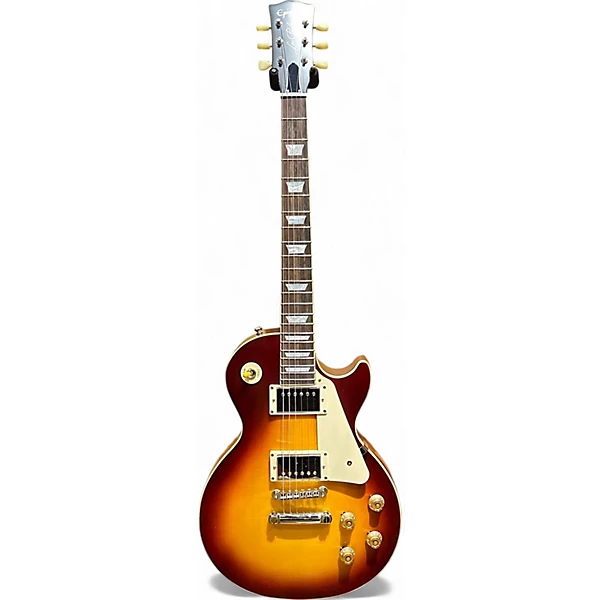 Used Epiphone Inspired By Gibson Custom 1959 Ls Paul Royal Tea Burst Solid Body Electric Guitar