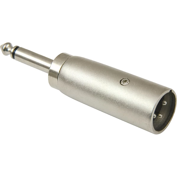 American Recorder Technologies XLR Male to 1/4 Male Mono Adapter Nickel