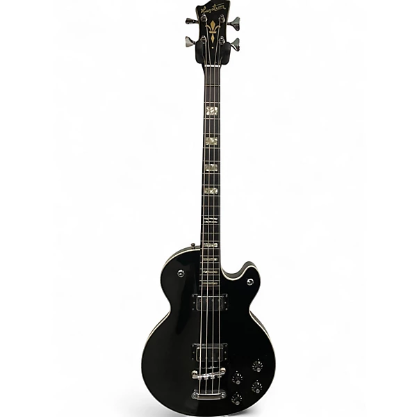 Vintage 1970s Hagstrom Swede Black Electric Bass Guitar