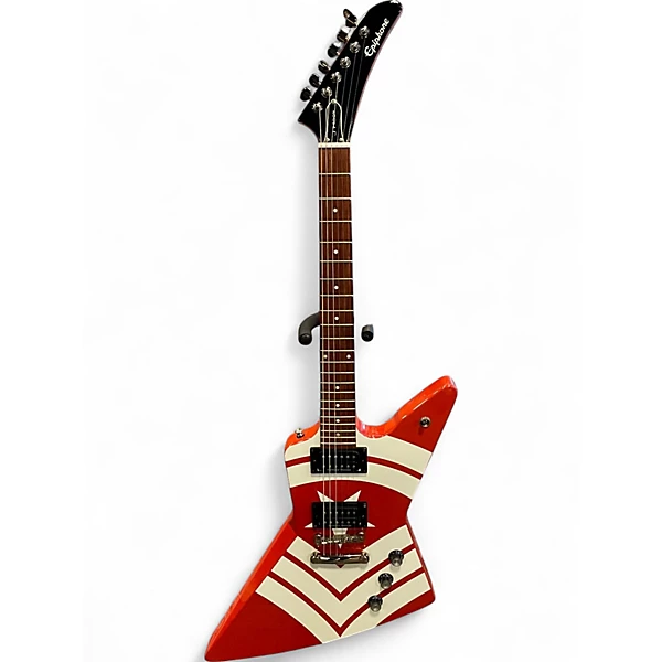 Used Epiphone Jason Hook M4 Explorer Red Solid Body Electric Guitar