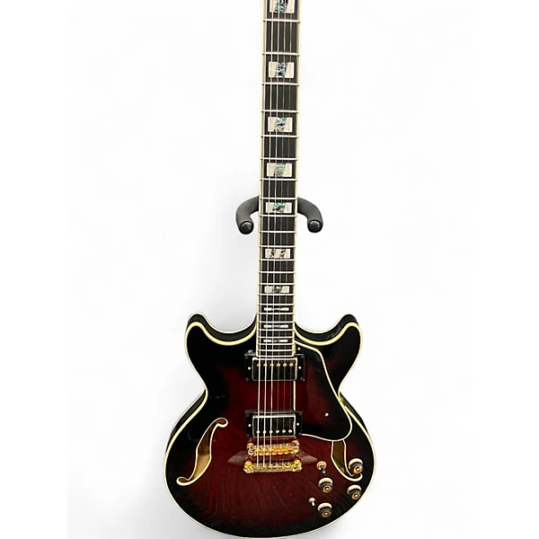 Used Ibanez AM153QA-DBS BROWN Hollow Body Electric Guitar 6 Used Ibanez AM153QA-DBS BROWN Hollow Body Electric Guitar