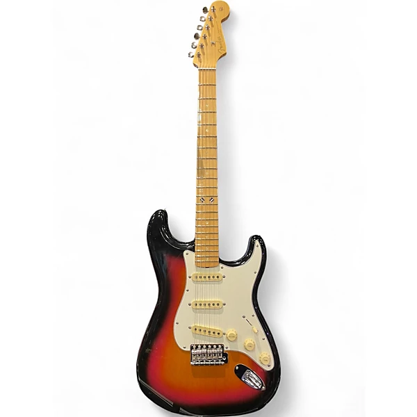 Used Fender steve lacey people pleaser Chaos burst Solid Body Electric Guitar