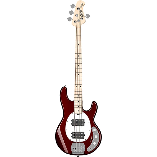 Sterling by Music Man StingRay Ray4HH Maple Fingerboard Electric Bass Candy Apple Red 6 Sterling by Music Man StingRay Ray4HH Maple Fingerboard Electric Bass Candy Apple Red